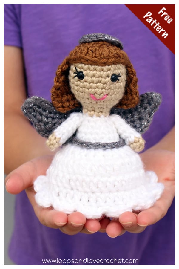 Mini Angel Amigurumi Free Crochet Pattern 