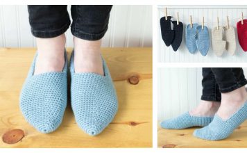 Moroccan-Style Slippers Free Crochet Pattern