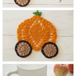 Pumpkin Coaster Crochet Pattern