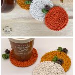 Pumpkin Patch Coasters Crochet Pattern