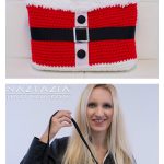 Santa Handbag Free Crochet Pattern and Video Tutorial