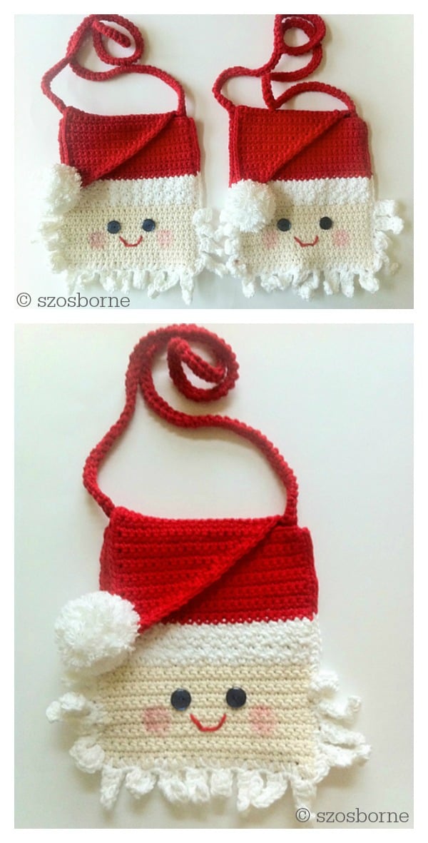 Santa Purse Free Crochet Pattern