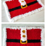 Santa Rug Free Crochet Pattern