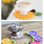 Tea Time Pumpkin Coasters Free Crochet Pattern