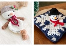 8 Snowman Lovey Crochet Patterns