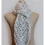 Adjustable Keyhole Scarf Free Crochet Pattern