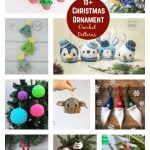 Adorable Christmas Ornament Free Crochet Pattern and Paid