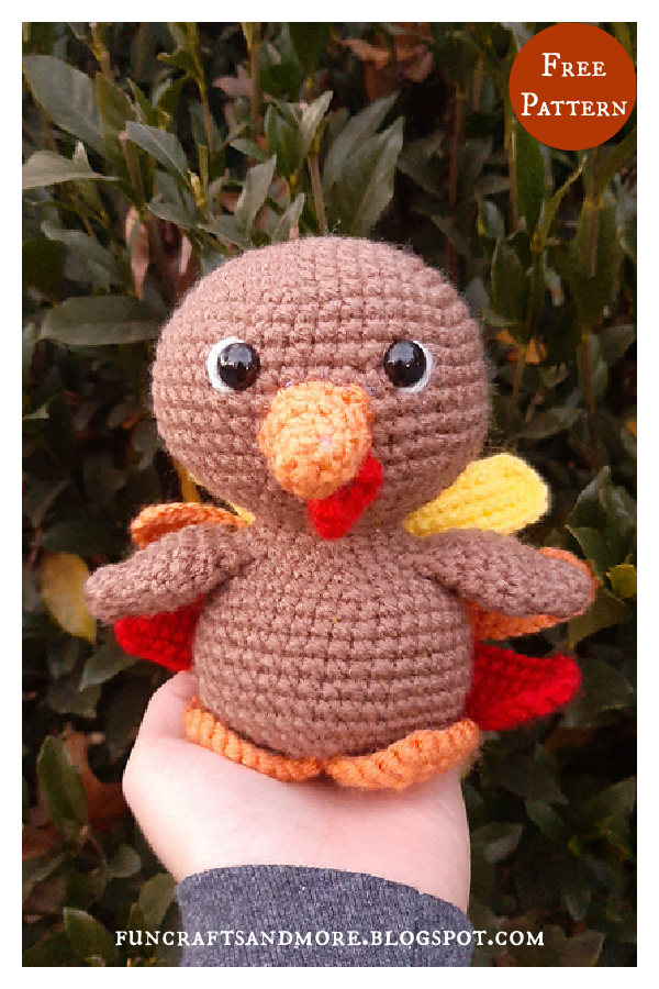 Amigurumi Turkey Free Crochet Pattern
