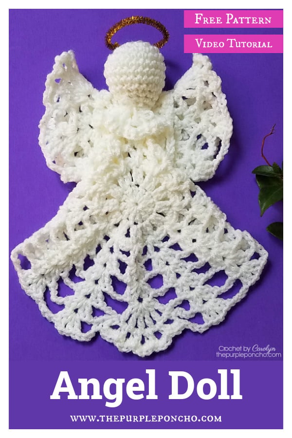 Angel Doll Free Crochet Pattern and Video Tutorial