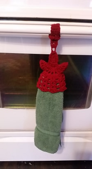 Angel Towel Topper Free Crochet Pattern