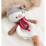 Blitz Baby Snowman Lovey Crochet Pattern