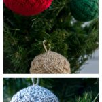 Celtic Weave Christmas Tree Ornament Free Crochet Pattern