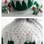 Christmas Ornament Favor Bag Free Crochet Pattern