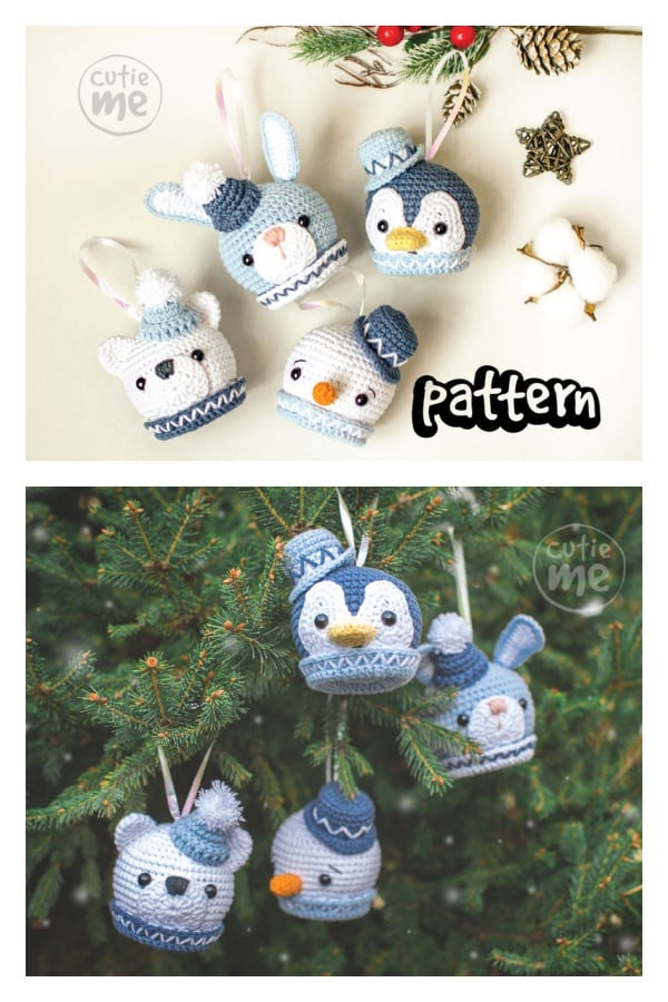 Christmas Tree Ornament Crochet Pattern 