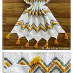 Drops of Heaven Chevron Blanket Free Crochet Pattern