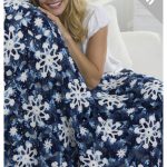 Dusty Snowflake Throw Free Crochet Pattern