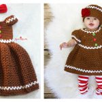 Gingerbread Dress Free Crochet Pattern and Paid