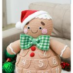 Gingerbread Man Advent Calendar Crochet Pattern