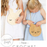 Kids Bunny and Bear Cross Body Bag Free Crochet Pattern