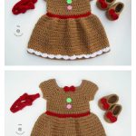 Miss Gingerbread Outfit Crochet Pattern