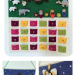 Nativity Advent Calendar Crochet Pattern
