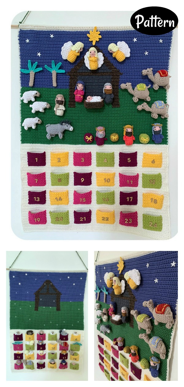 8 Advent Countdown Calendar Crochet Pattern Free And Paid