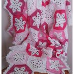 Pink Snowflake Afghan Blanket Free Crochet Pattern