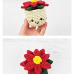 Potted Poinsettia Crochet Pattern