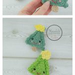 Ragdoll Christmas tree Ornament Free Crochet Pattern