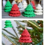 Rustic Tree Ornament Free Crochet Pattern