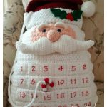 Santa Countdown Pillow Crochet Pattern