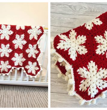 Snowflake Afghan Blanket