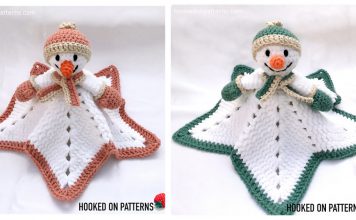 6 Snowman Lovey Crochet Patterns