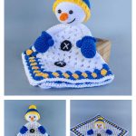 Snowman Lovey Crochet Pattern