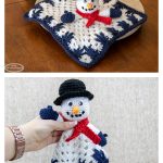 Snowman Lovey Free Crochet Pattern