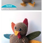 Thanksgiving Turkey Amigurumi Free Crochet Pattern