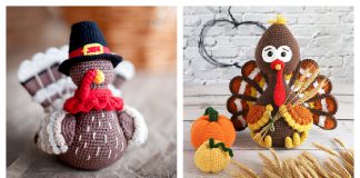 Turkey Amigurumi Free Crochet Pattern and Paid