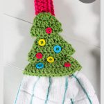 Winter Tree Towel Topper Free Crochet Pattern