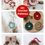 10+ Mini Christmas Wreath Crochet Patterns