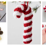 8 Christmas Candy Cane Crochet Patterns