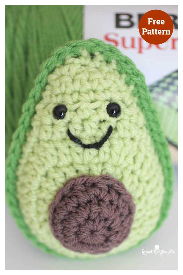 Adorable Avocado FREE Crochet Pattern 