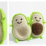 Adorable Avocado Keychain FREE Crochet Pattern