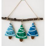 Alberelli Christmas Decoration Free Crochet Pattern