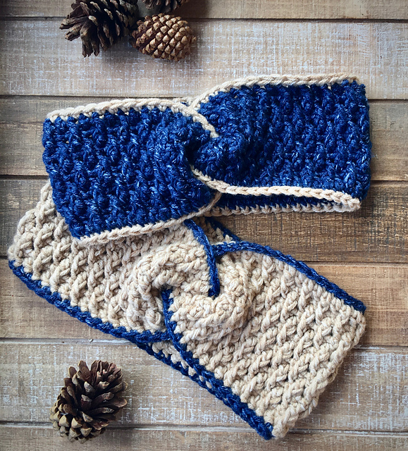 Alpine Twist Head Wrap Free Crochet Pattern