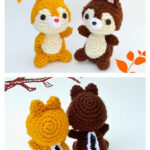 Amigurumi Chipmunk Free Crochet Pattern and Video Tutorial