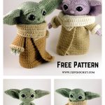 Baby Alien Amigurumi Doll Free Crochet Pattern