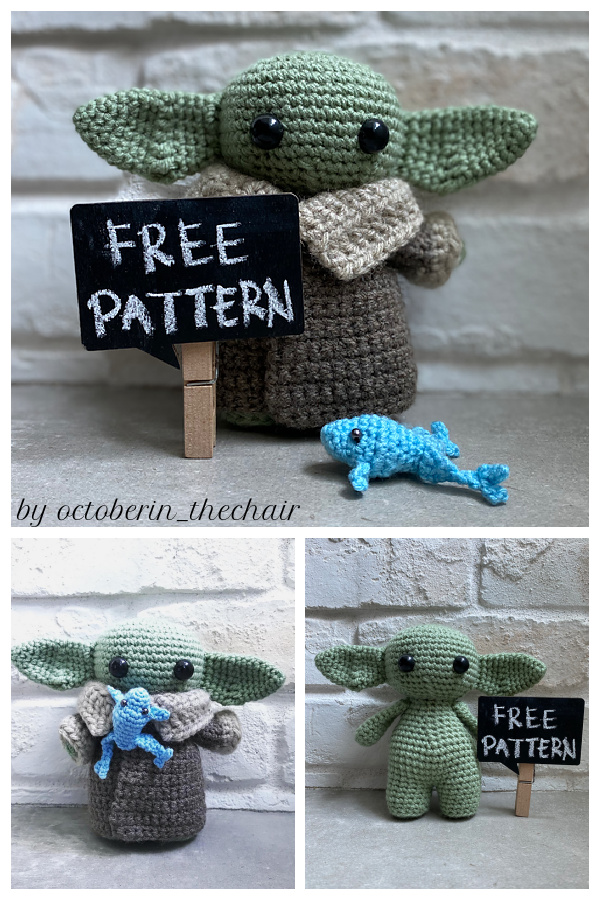 Baby Yoda Amigurumi Doll Free Crochet Pattern
