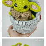 Baby Yoda Amigurumi and Space Pod Free Crochet Pattern