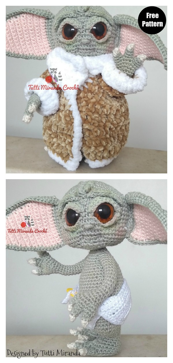 Baby Yoda Free Crochet Pattern 