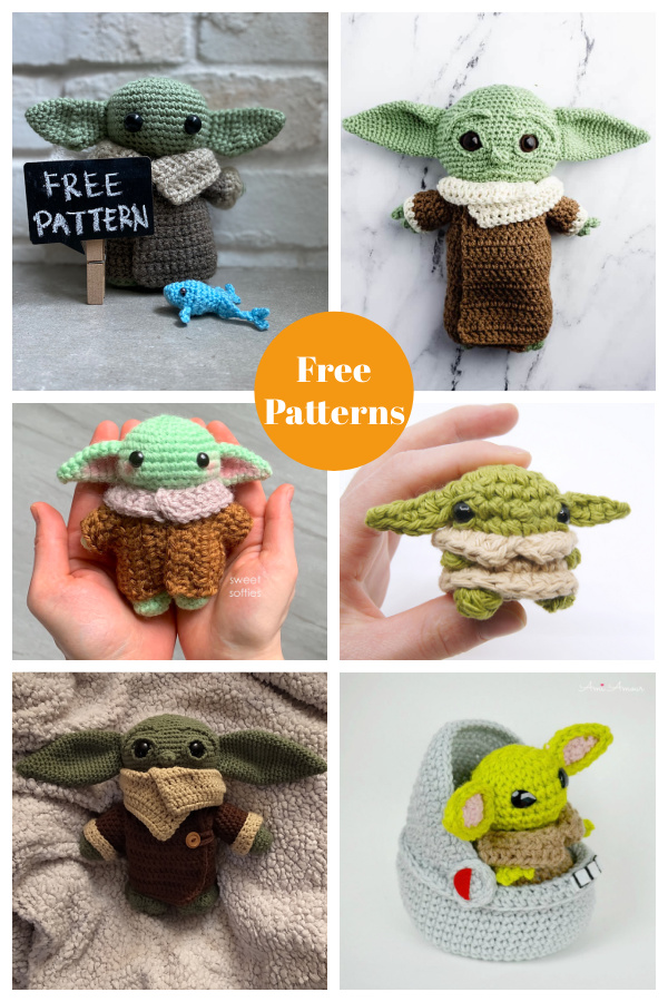 8 Baby Yoda Free Crochet Patterns